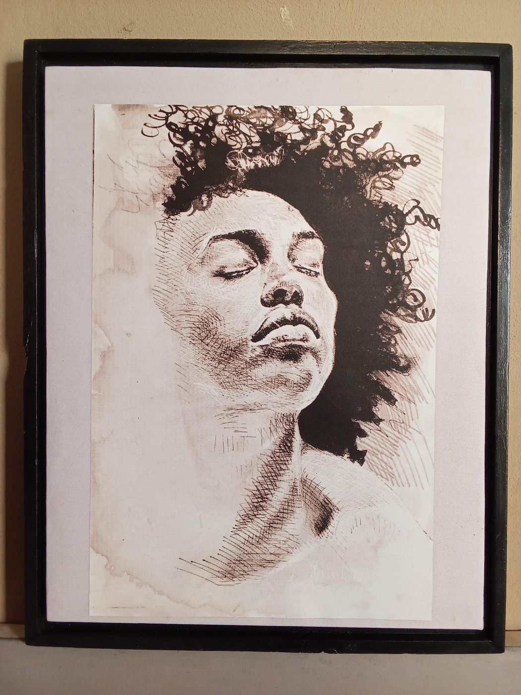 'Hang-Ready Print' by Mohau Lethae, Archival print, framed