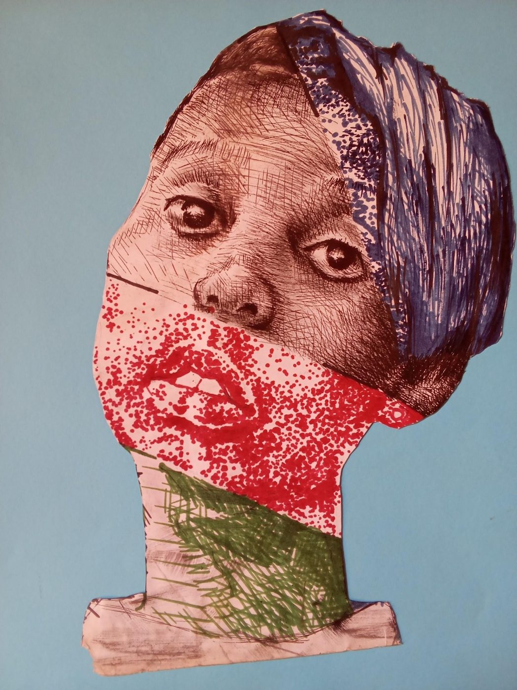 'A Quiet Storm' by Mohau Lethae, Mixed media